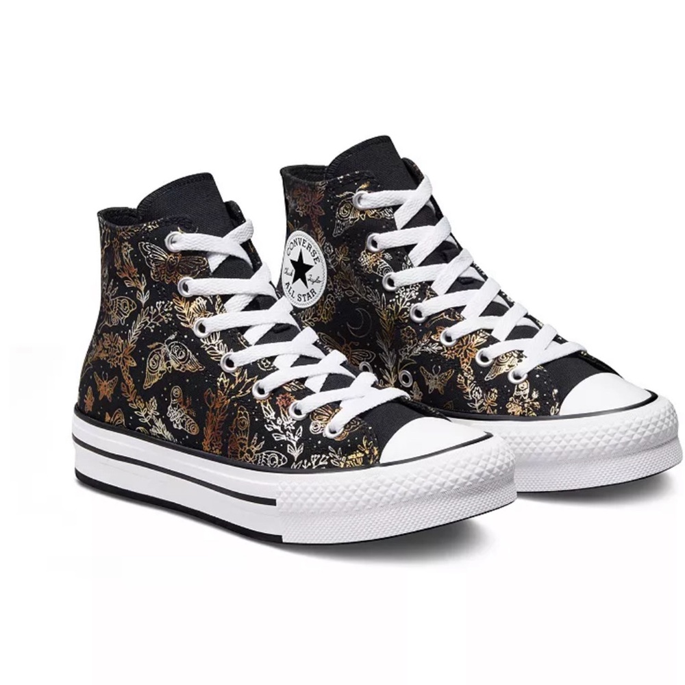 Converse Chuck Taylor All Star EVA Lift Girl Platform Sneaker Kid Size 6-Women 8